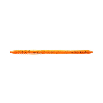 Libra Lures Bass Fat Stick Worm 12,8cm 5g 011 HOT ORANGE WITH BLACK PEPPER 8szt
