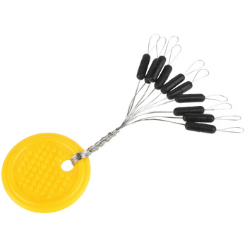 Stopery gumowe Mikado Trout Campione podłużne rozmiar L - 10 szt. ATC-S01-L