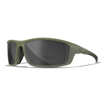 Okulary WileyX Grid Matte Utility Green Frame Captivate Pol Grey Lens CCGRD08