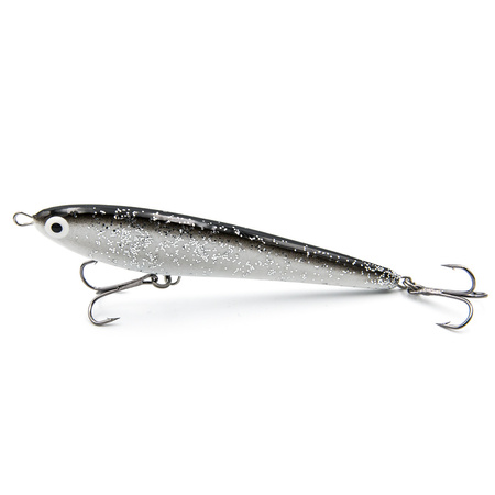 Wobler Śledź ciężki 9 cm black/silver glitter