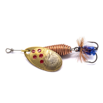 Błystka obrotowa Lp Rods Aglia1 #1 3g GOLD BLUE