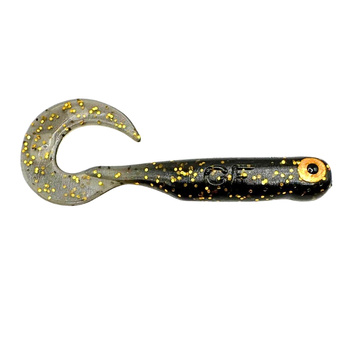 Great Fish GF1 Twister Fish Scent 49mm 0,9g BLACK&GOLD 10szt.