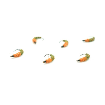 Nimfa Hydropsyche WP #12 DARK OLIVE/ORANGE