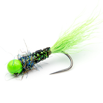 Przynęta Micro Jig Kiptail 4,5cm 0,9g Chartreuse/Peacock/Chartreuse MJ0028