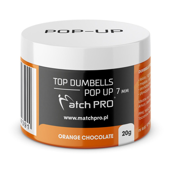 Dumbellsy MatchPro Top Dumbells Pop Up 7mm 20g ORANGE CHOCOLATE 979275