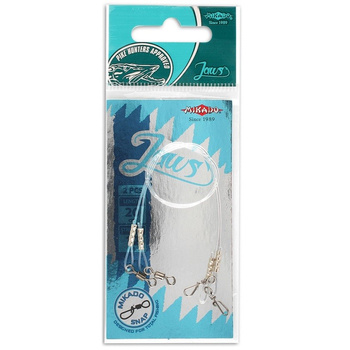 Przypon fluorocarbonowy Mikado JAWS STRONG 35cm 15kg  2 sztuki ZGJ01-35-15
