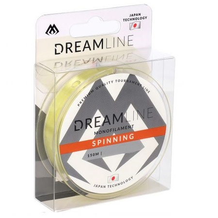 Żyłka Mikado Dreamline SPINNING 150m 0.18mm 4.79kg YELLOW ZDL410-150-018