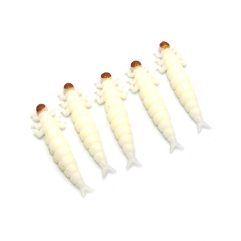 Fishchaser Microlarvae chruścik 2,4cm 1g CREAM 5szt.