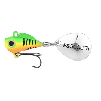 SPRO FreeStyle Scouta Jig Spinner 5,5cm 6g UV FIRE TIGER 4696-004