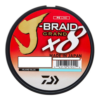 Plecionka Daiwa J-Braid Grand X8 135m 0,20mm 16kg BLUE 12796-020