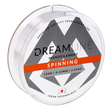Żyłka Mikado Dreamline SPINNING 150m 0.18mm 4.79kg CLEAR ZDL400-150-018