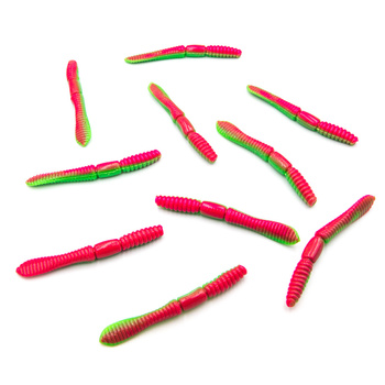 Rosówka Realistic Shad Matusiak 7cm 2,2g ZIELEŃ-RÓŻ 10szt