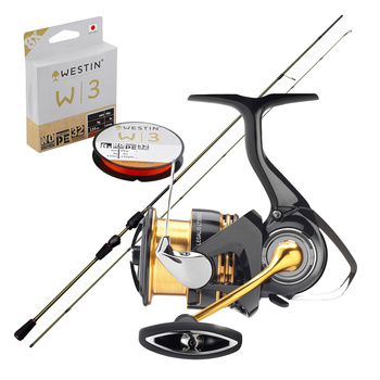 Zestaw Wędka Westin W6 LIGHT SOFTLURE + Kołowrotek DAIWA 23 Legalis LT2000D(U) + Plecionka Westin W3