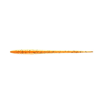 Libra Lures Bass Slim Finnese Worm 14cm 4g 011 HOT ORANGE WITH BLACK PEPPER 8szt