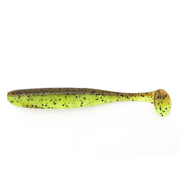 Keitech Easy Shiner 4" 10cm 5g 401T Green Pumpkin Chartreuse
