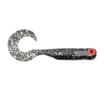 Great Fish GF1 Twister Shrimp Scent 49mm 0,9g GLITTER GRAPHITE 10szt.