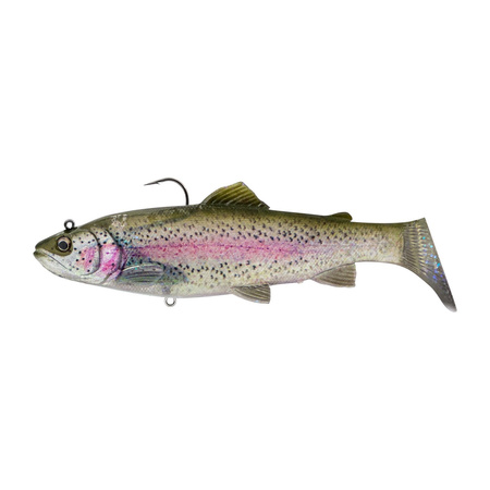 3D Trout Shad Savage Gear 12,5cm 35g Fast Sinking CLEAR RAINBOW TROUT