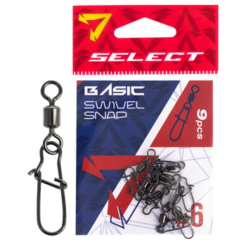 Select Agrafka z krętlikiem Basic Swivel Snap #6 (9 szt/opak) 18707550