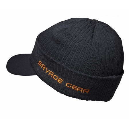 Czapka zimowa z daszkiem Savage Gear Peak Beanie one size 73743