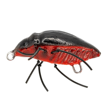 Żuk Ozzy Lures 3,3cm 2g RED BLACK