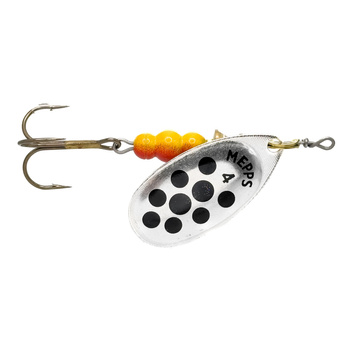 Mepps Aglia Decorees #4 9g SREBRNA / CZARNE KROPKI 30124004