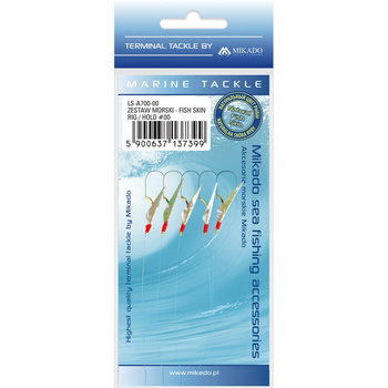 Zestaw Śledziowy Mikado Zestaw Morski Fish Skin Rig HOLO #00 - op.