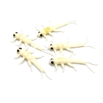 Fishchaser Microlarvae widelnica 3,5cm 1g CREAM 5szt.