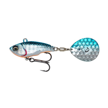 Fat Tail Spin (NL) Savage Gear 6,5cm 12,5g Sinking BLUE SILVER 77053