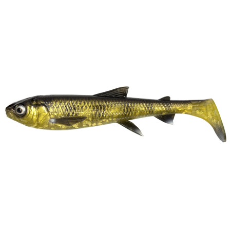 3D Whitefish Shad Savage Gear 12cm 14g BLACK GOLD 1632018