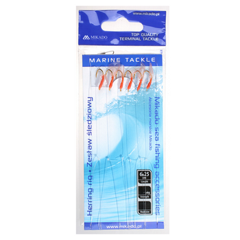 Zestaw Śledziowy Mikado Zestaw Morski 6x25cm #6 LS-A032-6