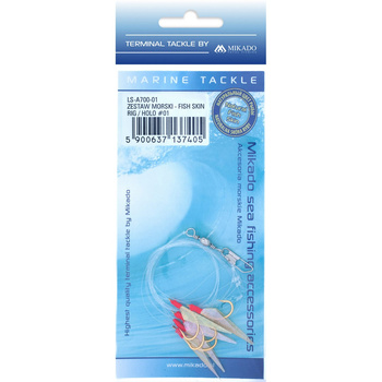 Zestaw Śledziowy Mikado Zestaw Morski Fish Skin Rig HOLO #01 - op.
