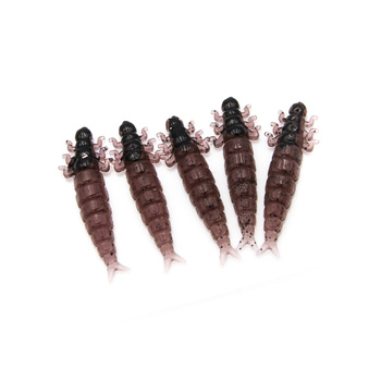 Fishchaser Microlarvae chruścik 2,4cm 1g BROWN AND PEPPER 5szt.