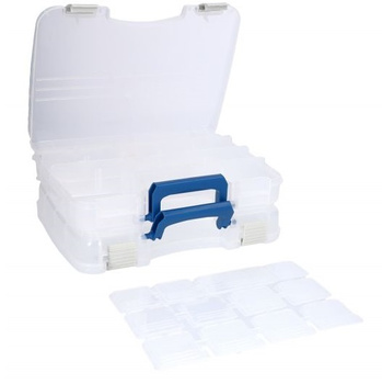 Pudełko MIKADO dwustronne na przynęty akcesoria (27x21x11cm) UAC-C001