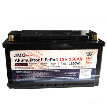 Akumulator JMCRF LiFePo4 150A 12,8V (12V) Bluetooth AK150A12.8VJMCRF