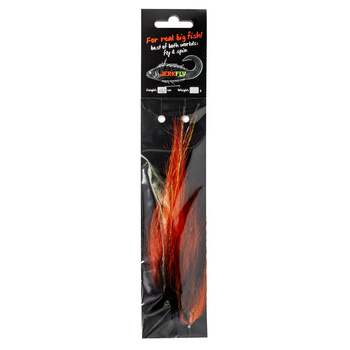Streamer Szczupakowy JerkFly 15cm 2,2g ORANGE DEVIL