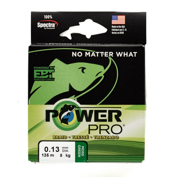 Plecionka Power Pro 0,13mm 135m 8kg/18lb MOSS GREEN PPBI13513MG