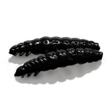 Libra Lures Robak Larva 30 Cheese  040 BLACK