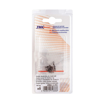 Krętlik Dwukrotny JMC Adventure 14kg 5szt KRDD2#10/5