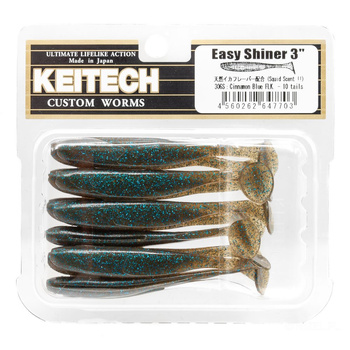 Keitech Easy Shiner 3'' 7,5cm 2g 306S CINNAMON BLUE FLK. 10szt - op.