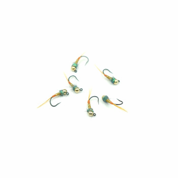 Nimfa Tungsten WP OLIVE ORANGE JIG hak#14BL