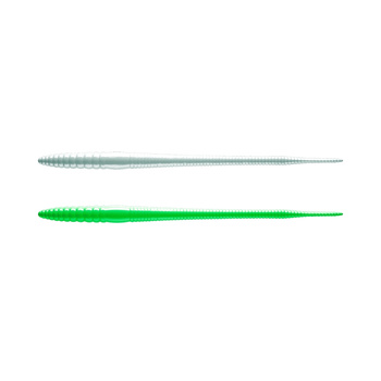 Libra Lures Bass Slim Finnese Worm 14cm 4g 000 GLOW UV GREEN 8szt