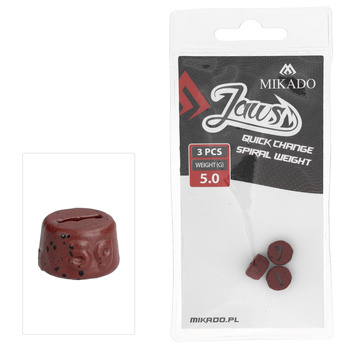 Wymienne Obciążenie Do Wkrętów Mikado Jaws Quick Change Spiral 5g 3szt