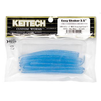 Keitech Easy Shaker 3,5'' 9cm 1,9g 025S SKY BLUE 12szt op.