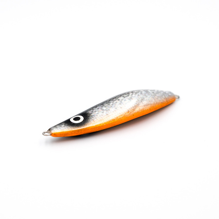 Wobler Bodzias gięty mały Bogusław Kasak 7cm 23g BLACK/SILVER/ORANGE
