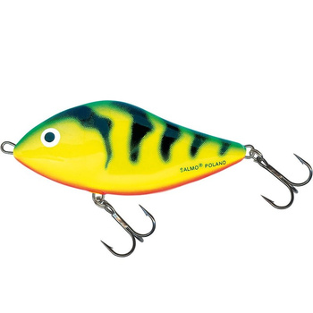 Wobler Salmo Slider pływający 7cm 17g GREEN TIGER QSD252
