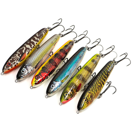 Wobler Salmo Sweeper 12cm 34g Sinking HOLO RED PERCH QSE055