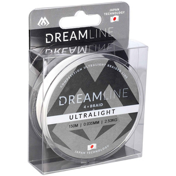 Plecionka Mikado Dreamline Ultralight 150m 0,035mm 2,53kg WHITE