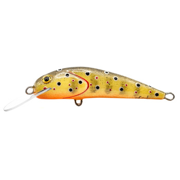 Wobler Trociowy Krol 7cm 7g GREY YELLOW DOT 145