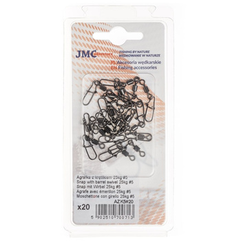 Agrafka z krętlikiem JMC 5# 25kg 20szt AZK#5/20