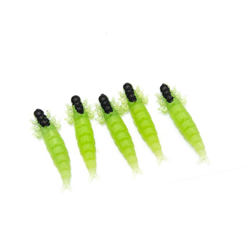 Fishchaser Microlarvae chruścik 2,4cm 1g GREEN 5szt.